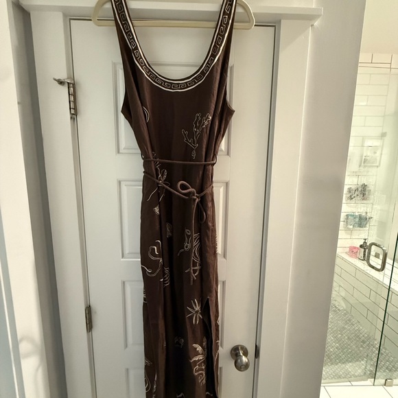 Alemais Dresses & Skirts - Alemais Brown Patterned Maxi Dress